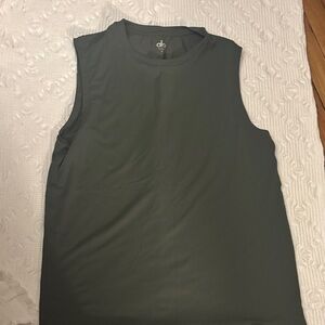 ALO Yoga Men’s Sleeveless Athletic Tank - Olive Green